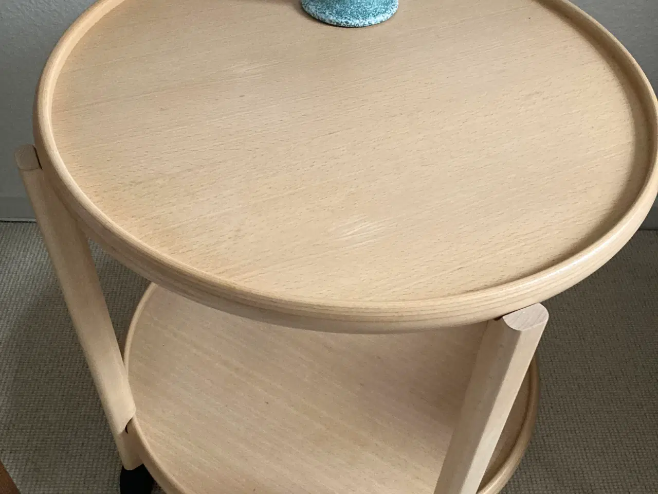 Billede 1 - Lampebord i lys bøg