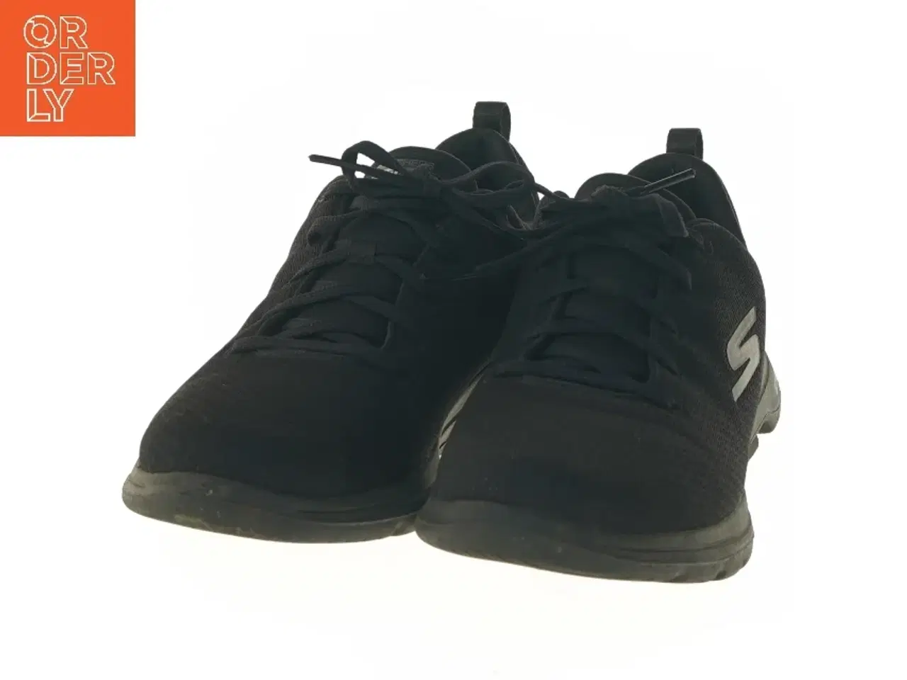 Billede 3 - Sorte vandtætte sneakers fra Skechers (str. 39 )