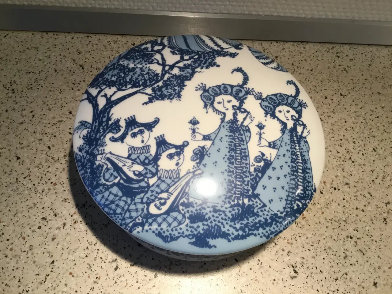 Billede 2 - Bjørn Wiinblad lågkrukke, NY