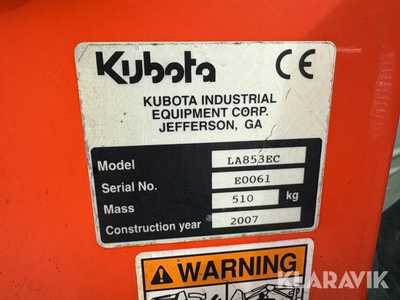 Billede 5 - Traktor Kubota L5740