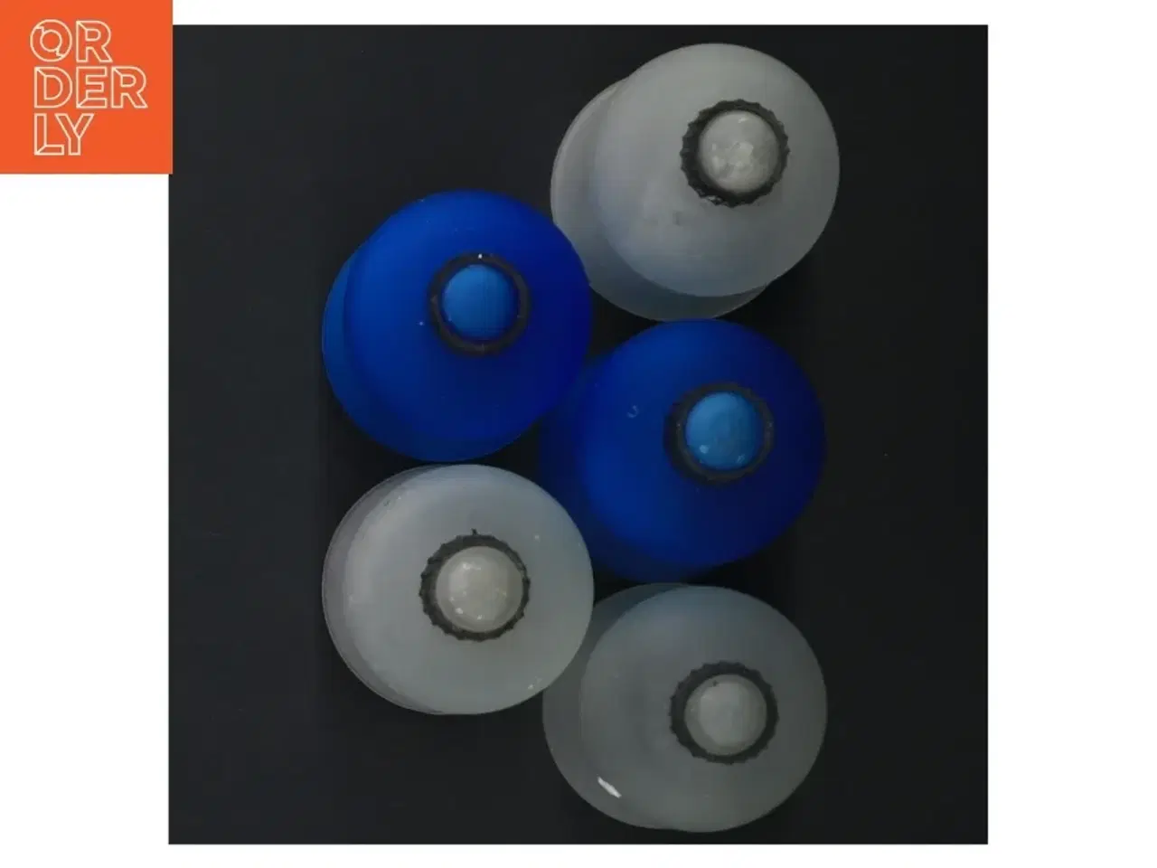 Billede 3 - Glasklokker (str. 9 cm. 5 styk)