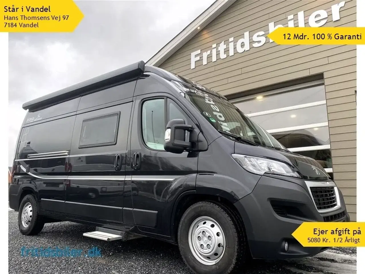 Billede 1 - 2023 - Bravia 599 165 Hk Classic   Bravia 599 Classic med hævetag med hele 4 sovepladser over 190 cm i længden camper vanen til hele familien