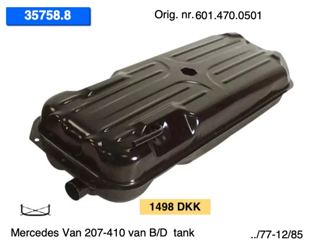 Billede 1 - Mercedes Van 207-410 tank