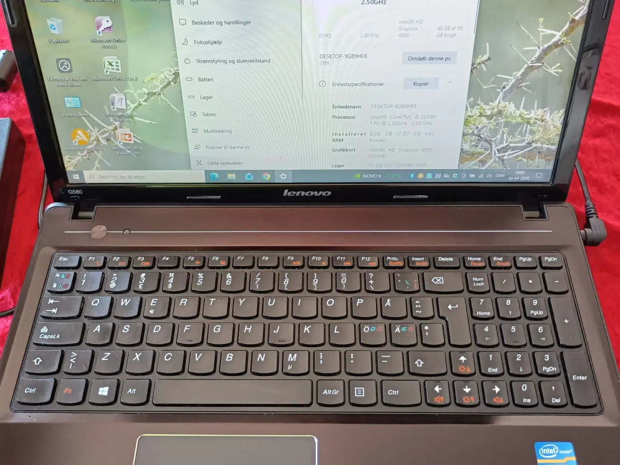 Billede 1 - Lenovo i5 2.50Ghz 8Gb ram med ssd