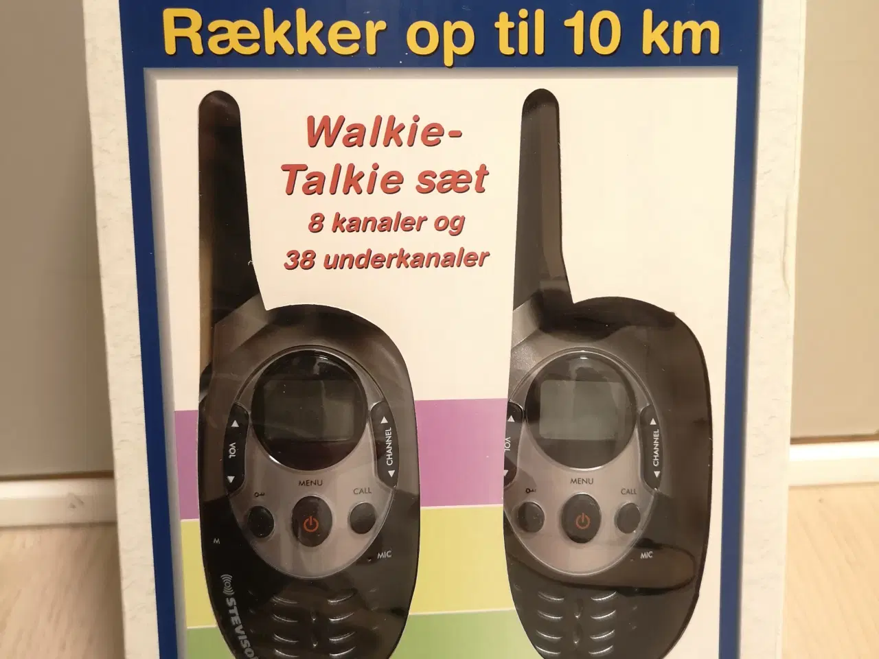 Billede 3 -  Rækker op til 10 km  Walkie-Talkie sæt