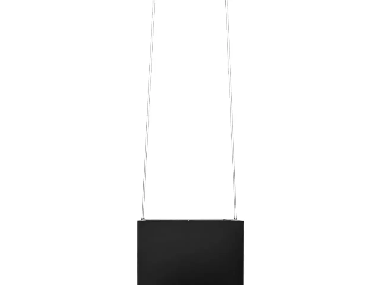 Billede 4 - Hængende ø-emhætte med touchsensor LCD 37 cm pulverlakeret stål