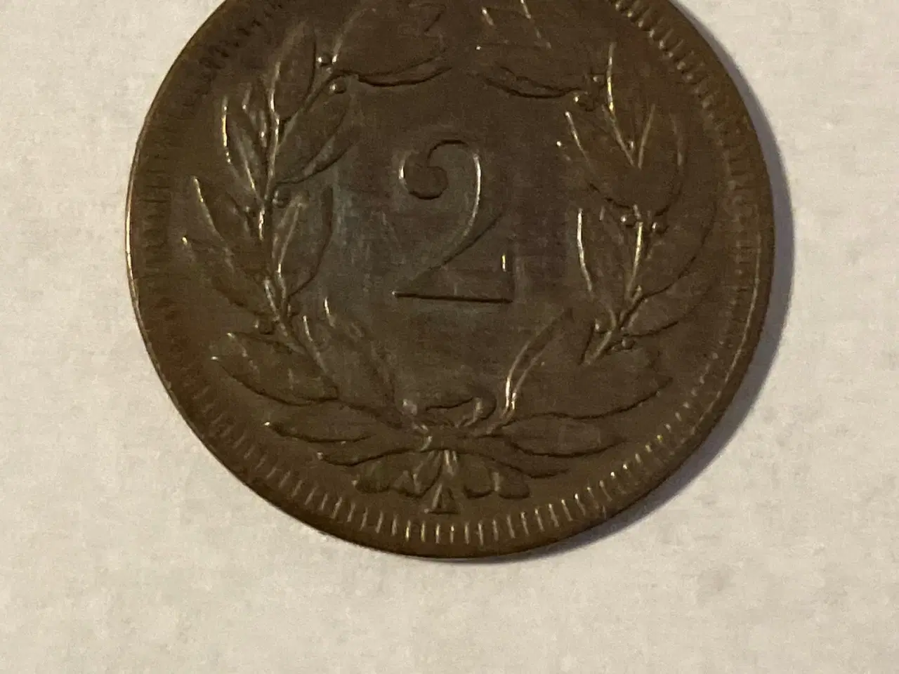 Billede 2 - 2 Rappen Switzerland 1850 - Renset
