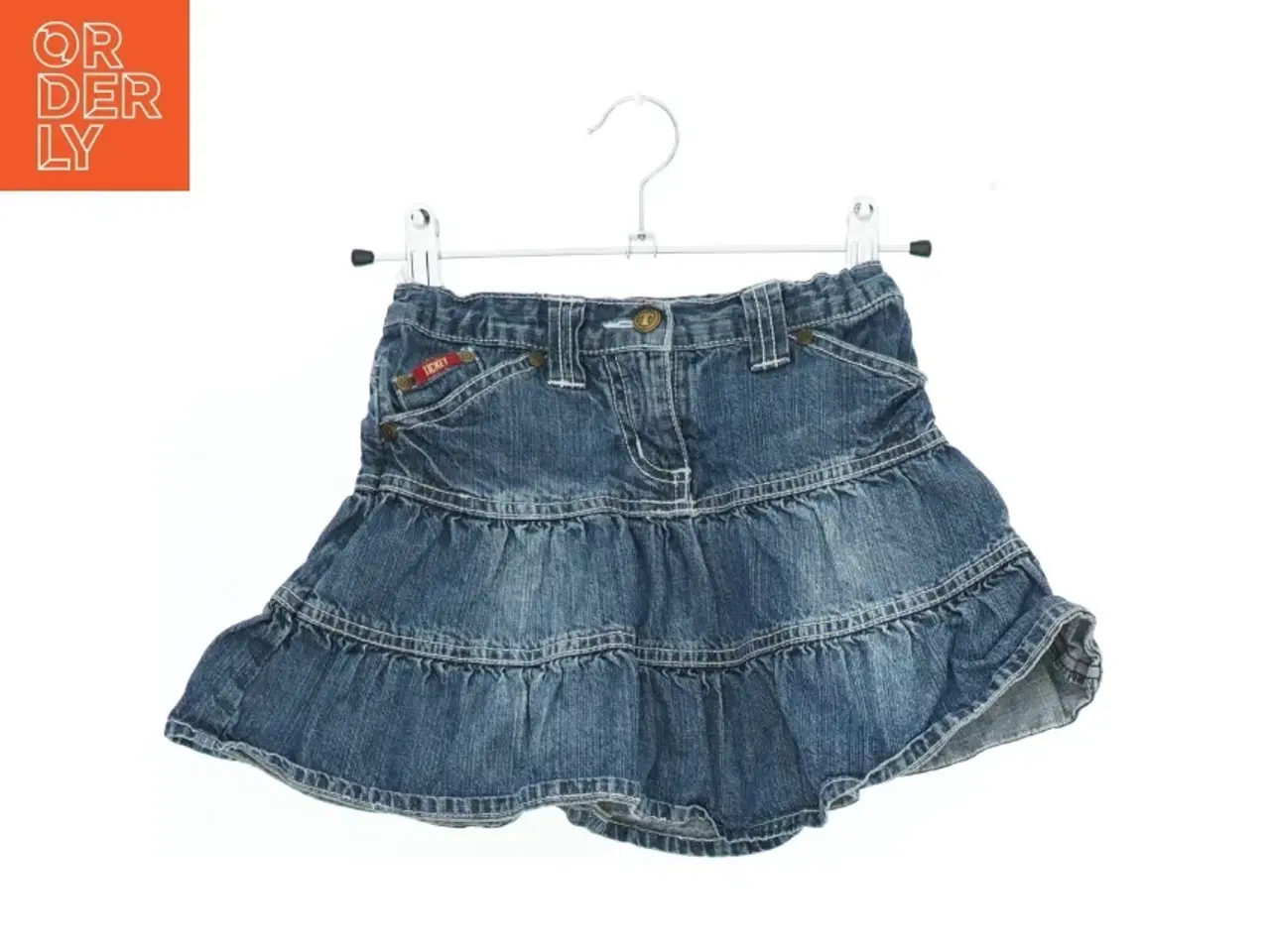 Billede 1 - Jeans nederdel med flæser fra Ticket to Heaven (str. 98)