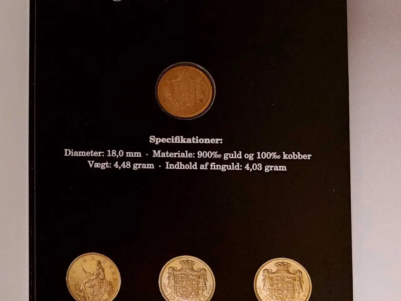 Billede 2 - 10kr guldmønt 1917