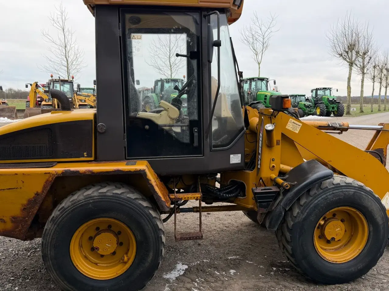 Billede 4 - Hydrema Wl 550C M. SKOVL OG GAFLER