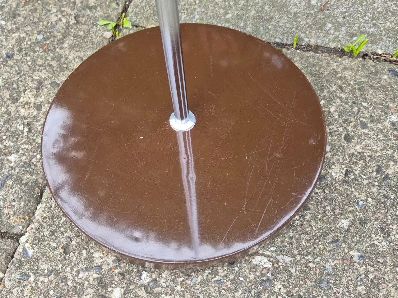 Billede 11 - Retro standerlampe med brunt spot