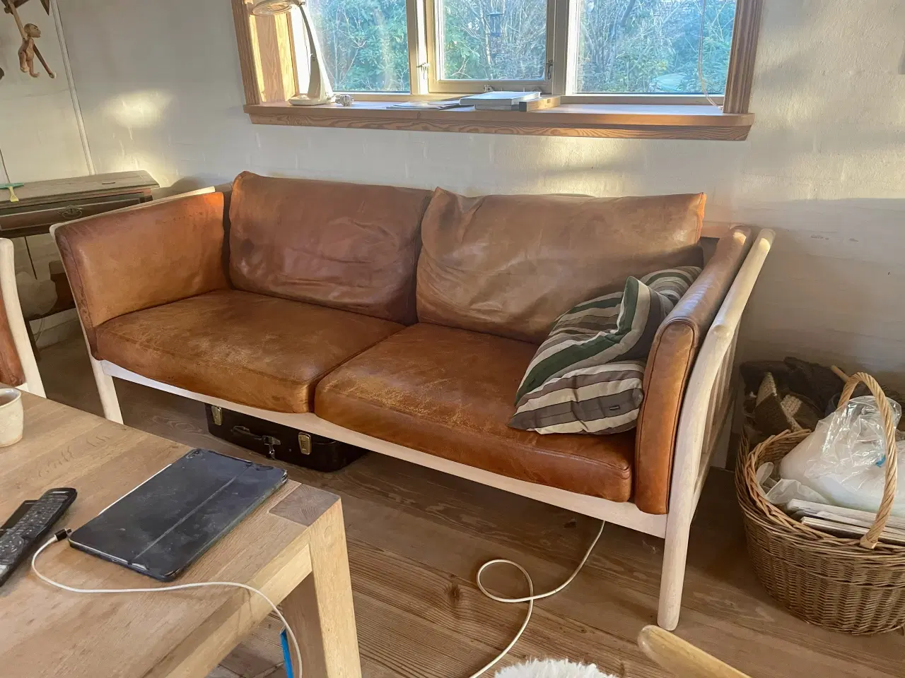 Billede 2 - Lædersofaer, 2 ens 3 personers