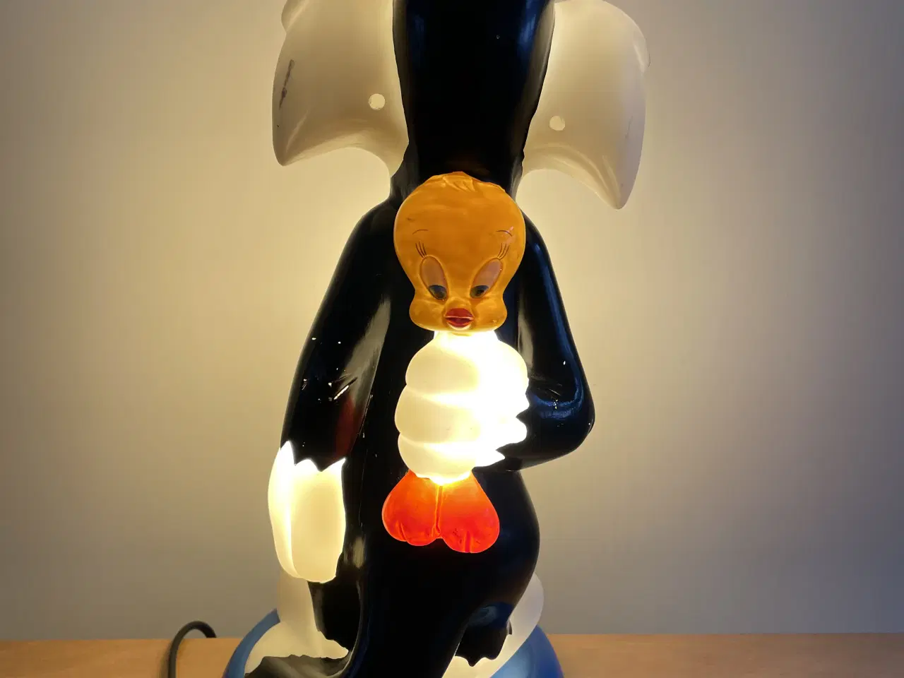 Billede 2 - Sjælden Looney Tunes Sylvester og Piphans lampe 