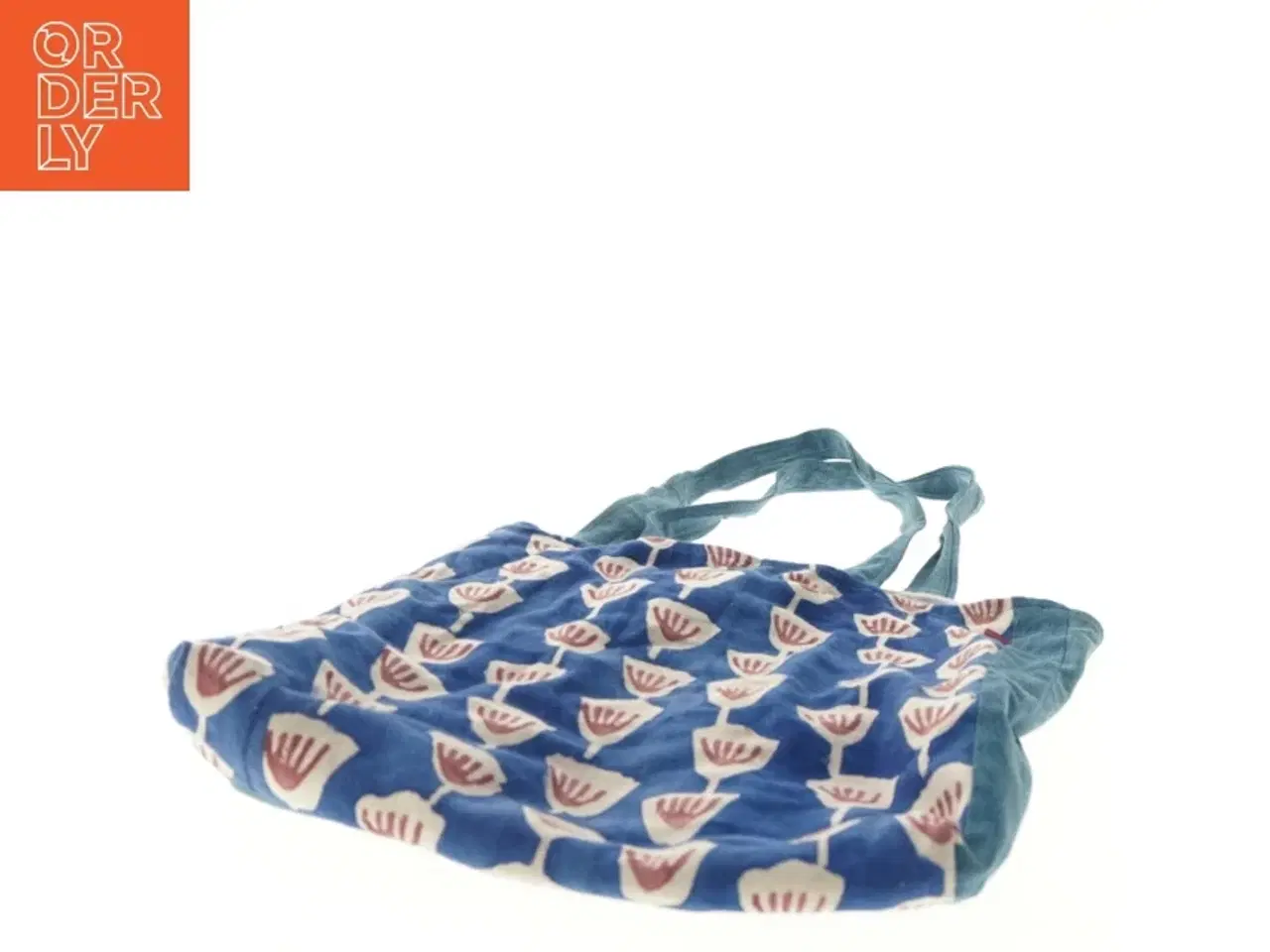 Billede 3 - Stoftaske med blomsterprint (str. 45x45 cm)