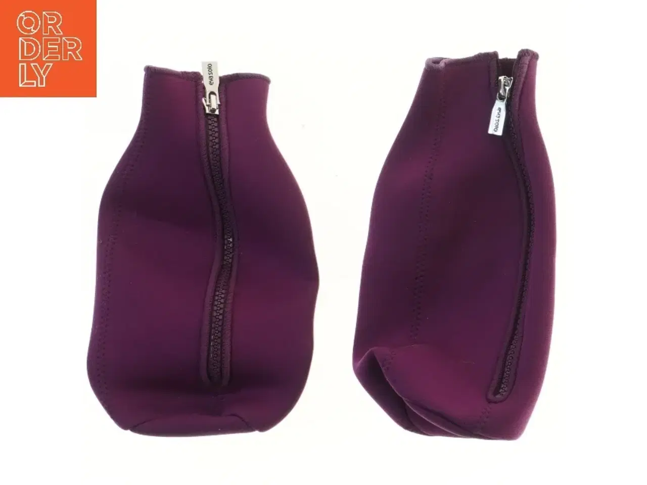 Billede 1 - Neopren flaskedæksler med lynlås fra Eva Solo (str. 23 cm)