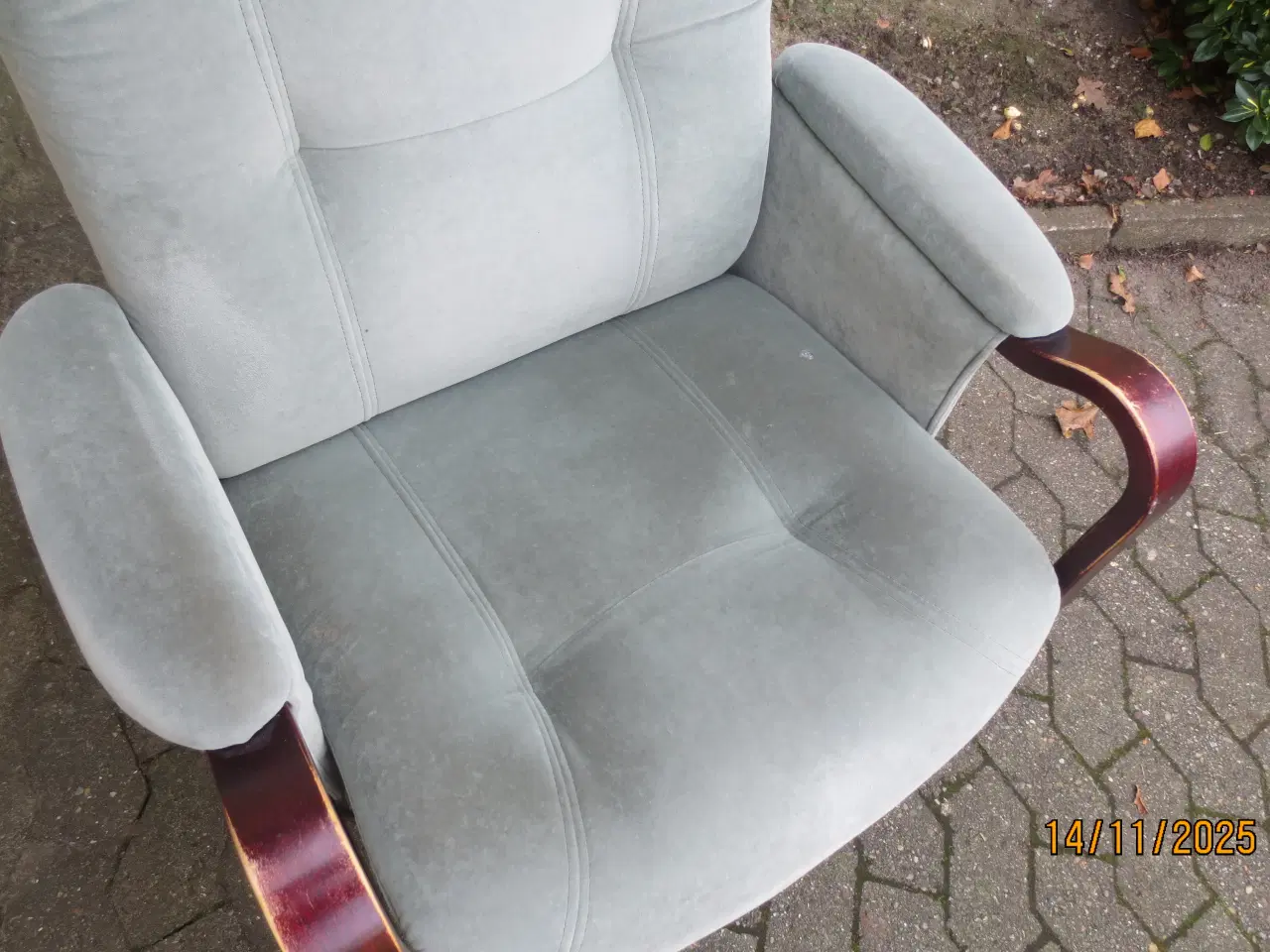 Billede 4 - 1 stk Farstrup Otiumlænestol med vippefunktion