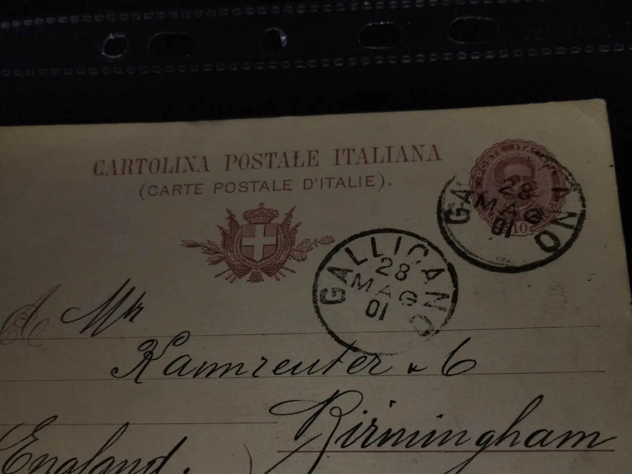 Billede 5 - postkort fra Italien 1908 og Deutsche Reich