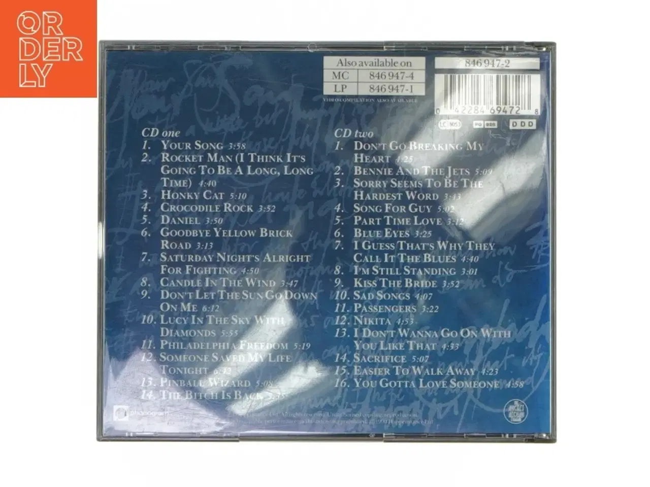 Billede 2 - CD: The Very Best of Elton John fra PolyGram