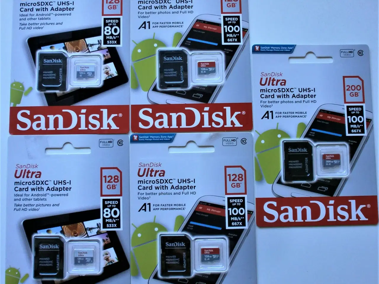 Billede 3 - NYT SD Microkort SANDISK, FUJI & CruzerGlide