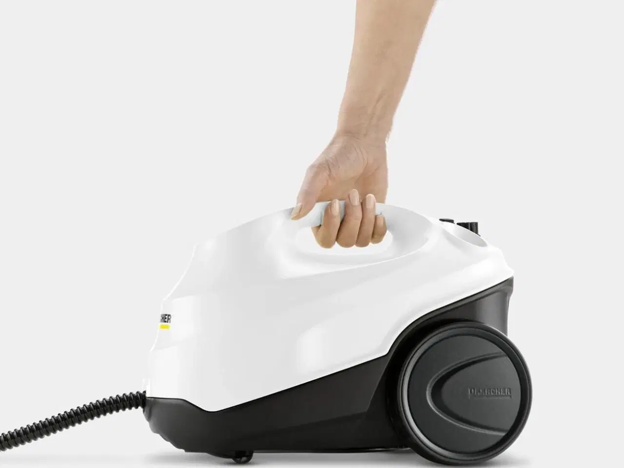 Billede 2 - Damprenser Kärcher SC 3 EasyFix, cylinder, 0,5 l, 1.900 W – sort/hvid