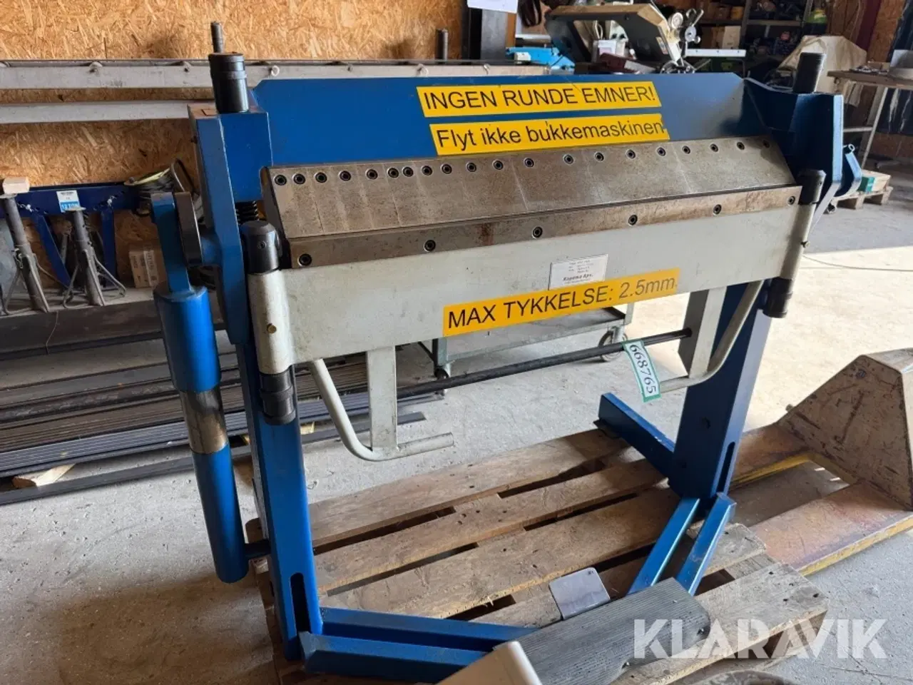 Billede 2 - Bukkemaskine Kapema Aps KFS 1025