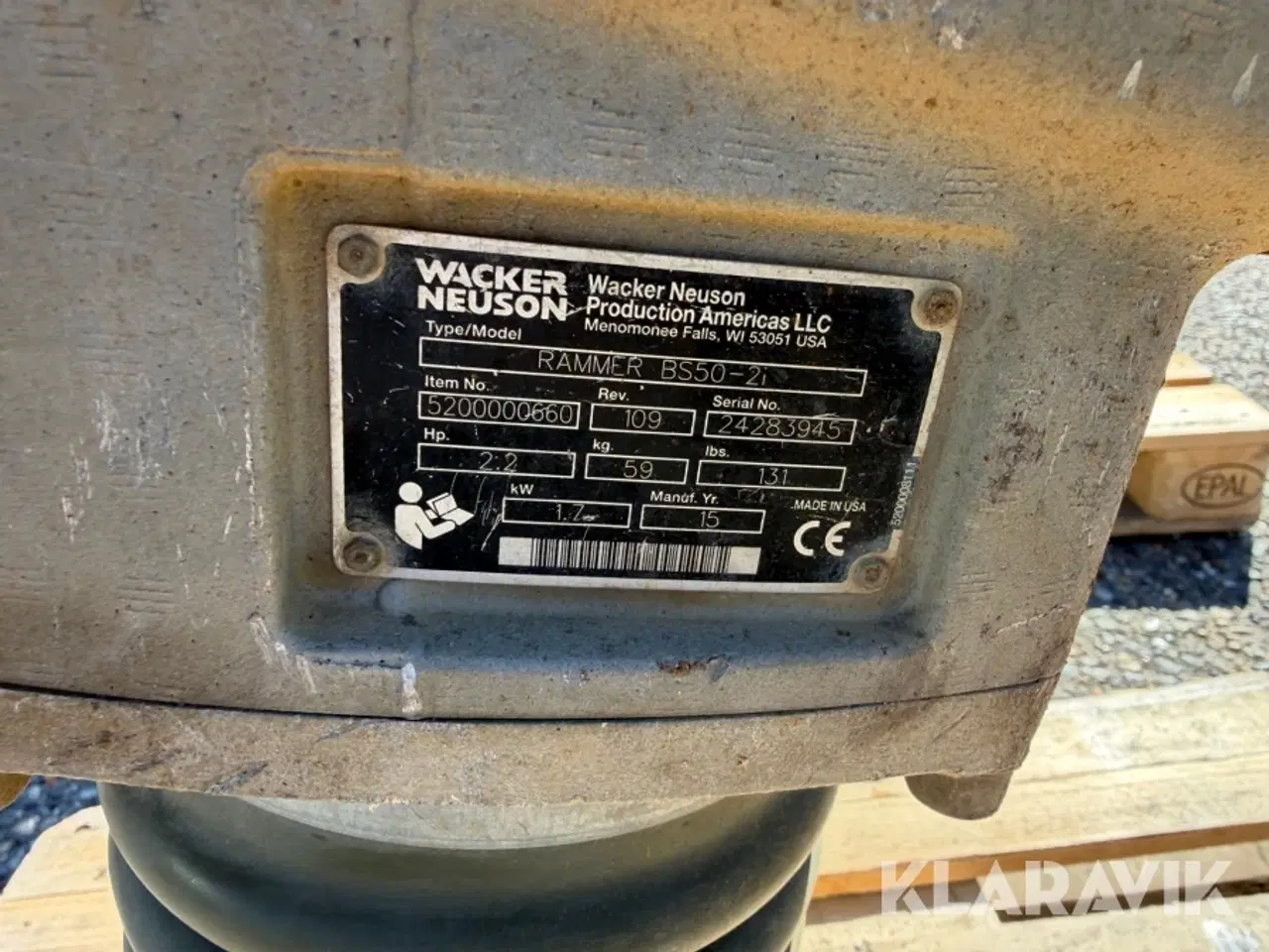 Billede 5 - Jordloppe Wacker Neuson BS50-2i - 1 styk