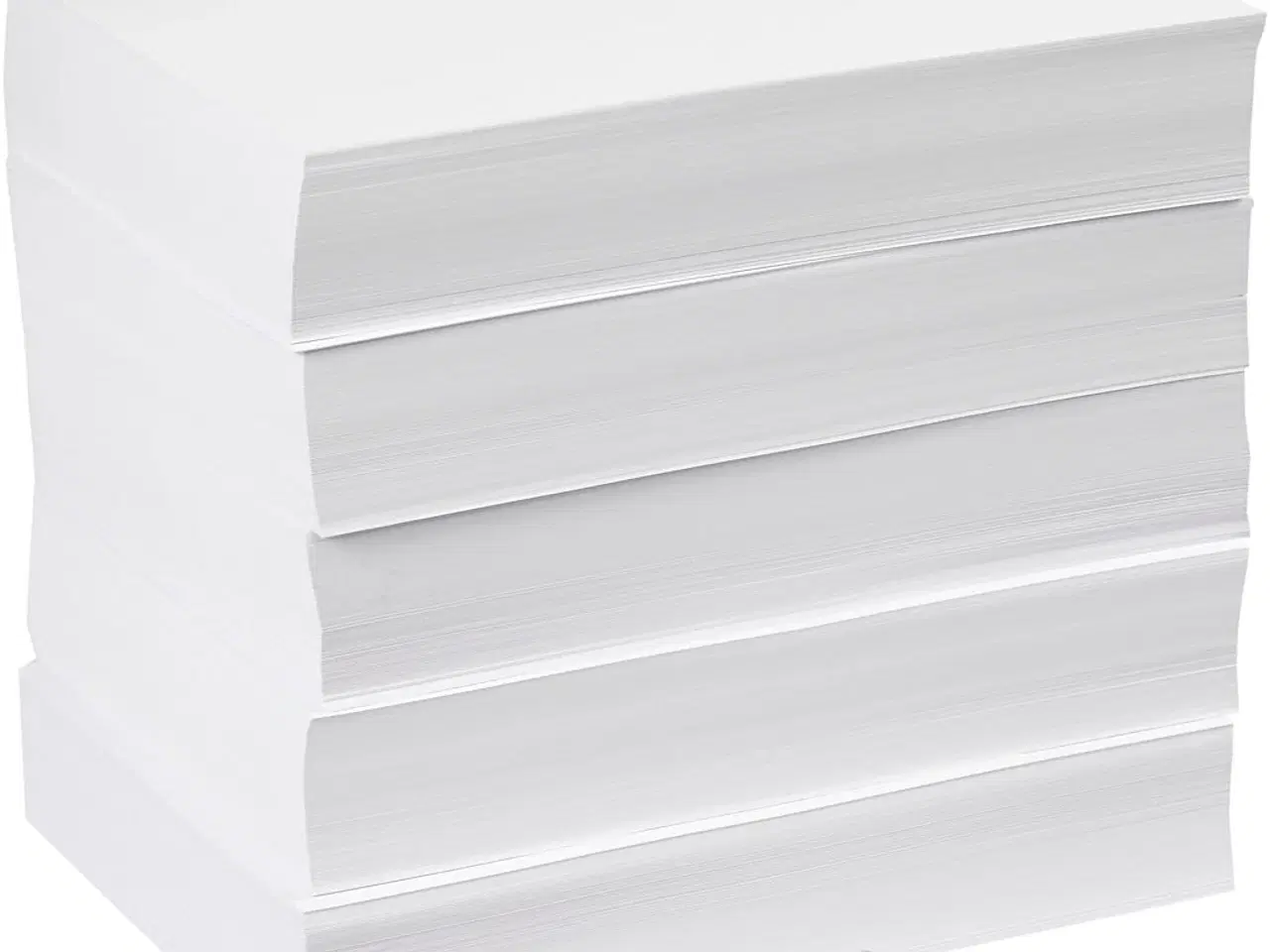 Billede 1 - Tegnepapir, A4, ark 210x297 mm, 80 g, hvid, 5x500ark/ 1 pk.