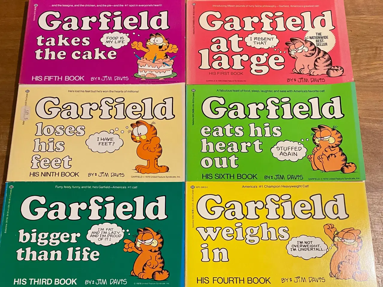 Billede 1 - Garfield på engelsk