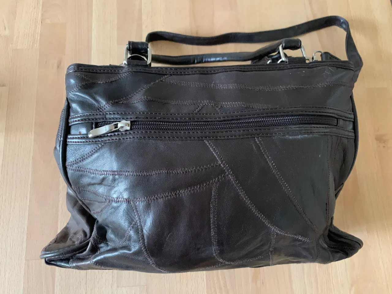 Billede 2 - Skuldertaske i skind, ny