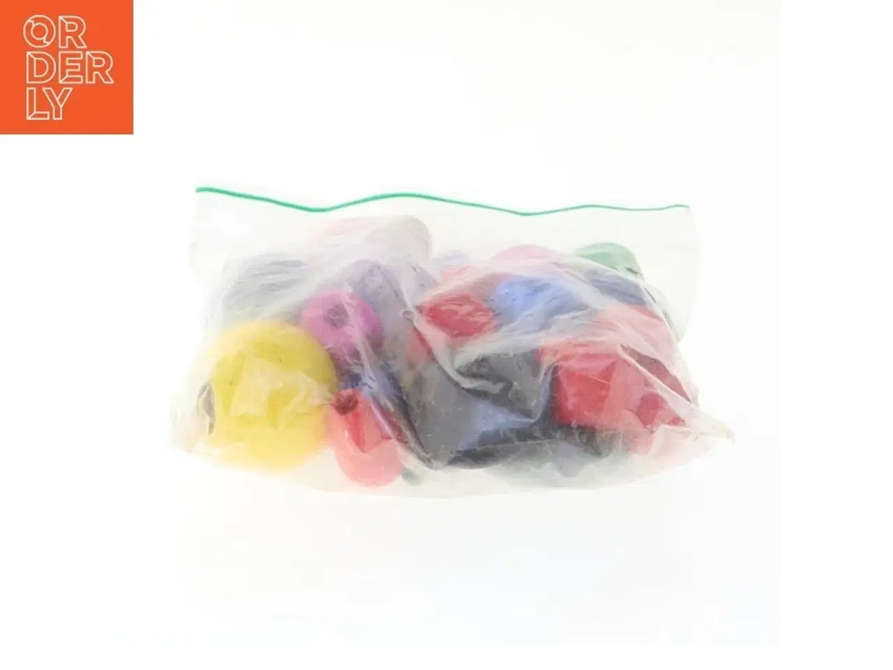 Billede 2 - Assorterede perler i blandet farver (str. Pose 9 x 9 cm)