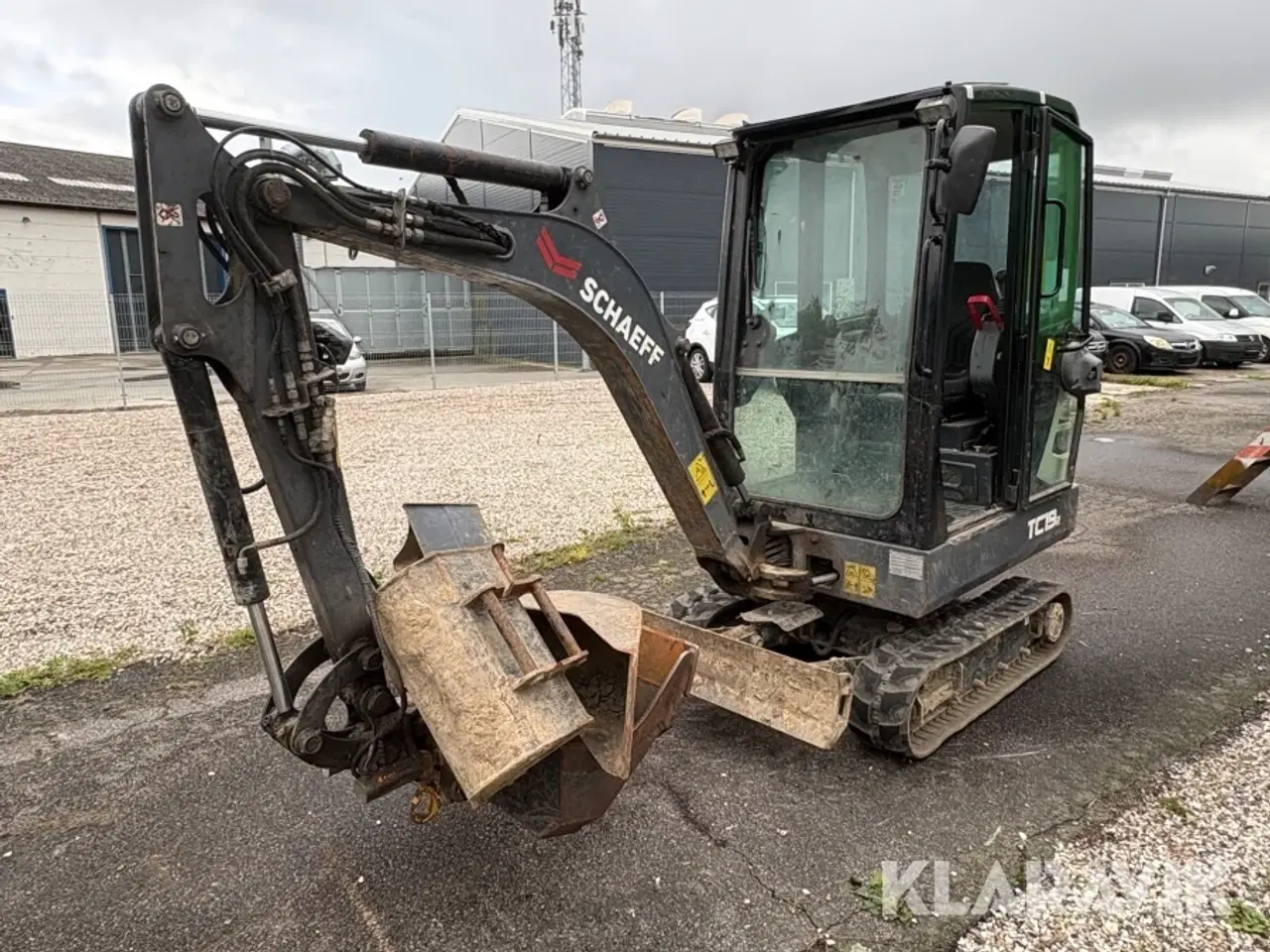 Billede 1 - Minigraver Yanmar TC19 med 4 skovle