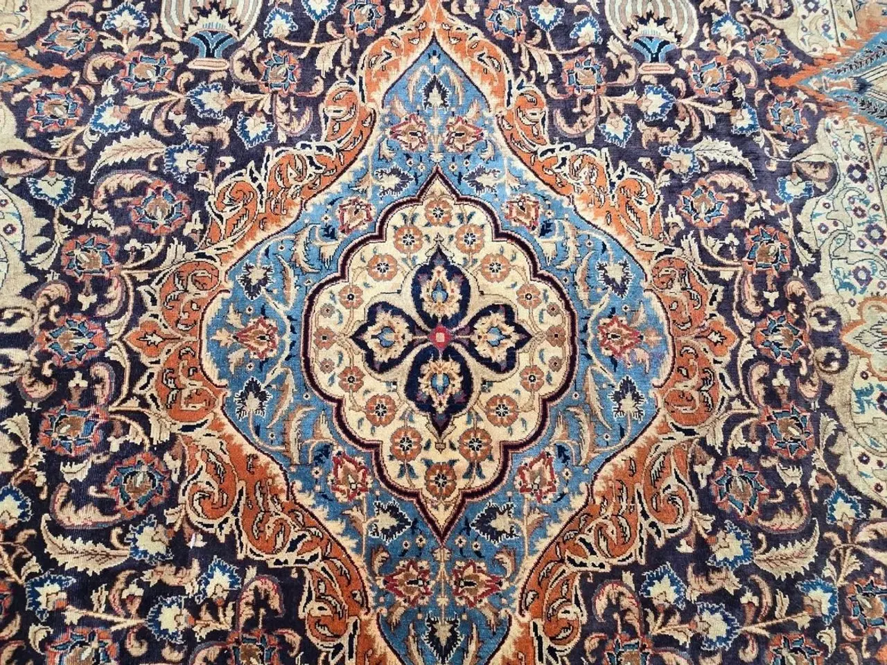 Billede 3 - Ægte persisk vintage kashmir tæppe