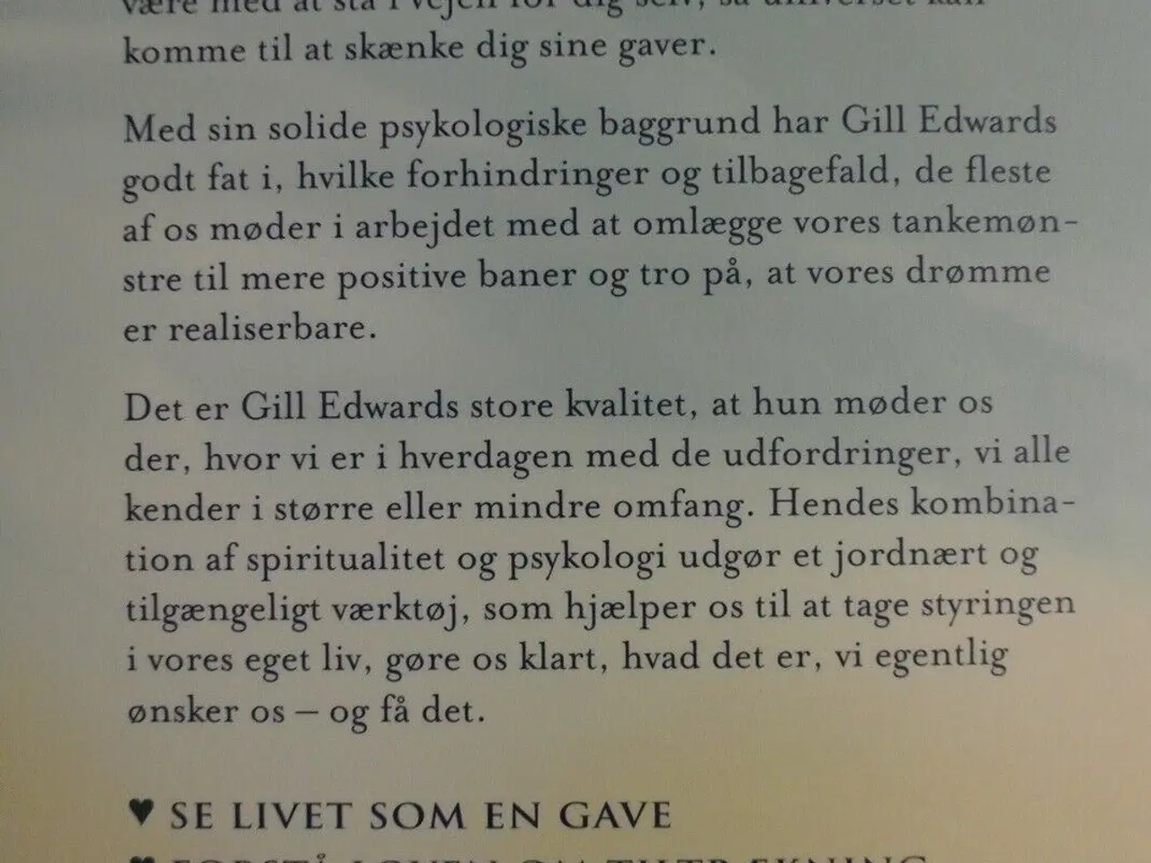 Billede 3 - livet er en gave - en praktisk guide til at realis