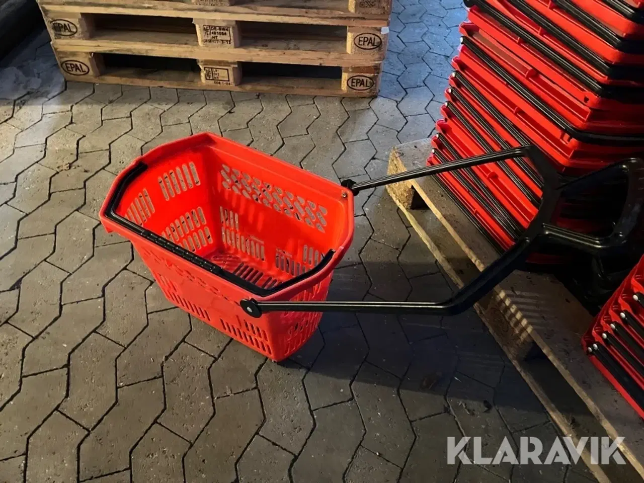 Billede 7 - Indkøbskurve på hjul 1 palle - 116 styk