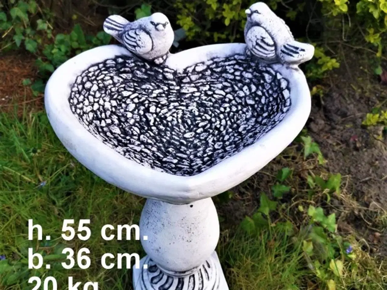 Billede 1 - FUGLEBAD - MANGE modeller - frostsikker beton