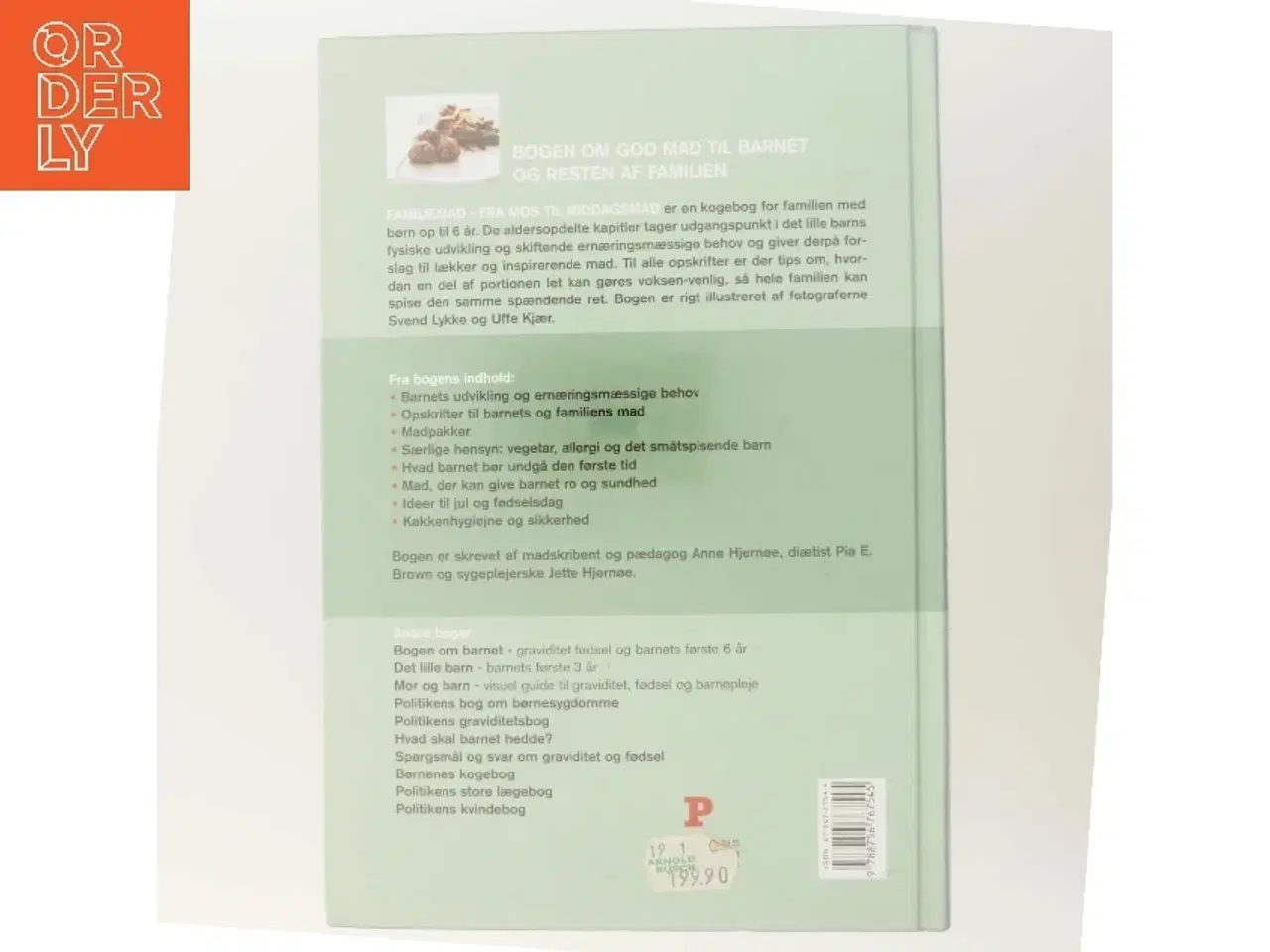 Billede 3 - Familiemad : fra mos til middagsmad (Bog)