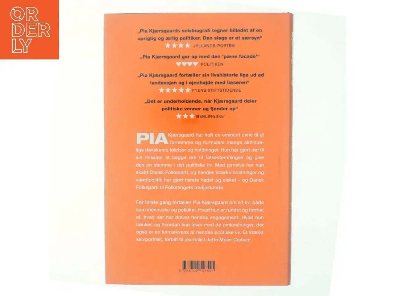 Billede 3 - Fordi jeg var nødt til det af Pia Kjærsgaard (Bog)