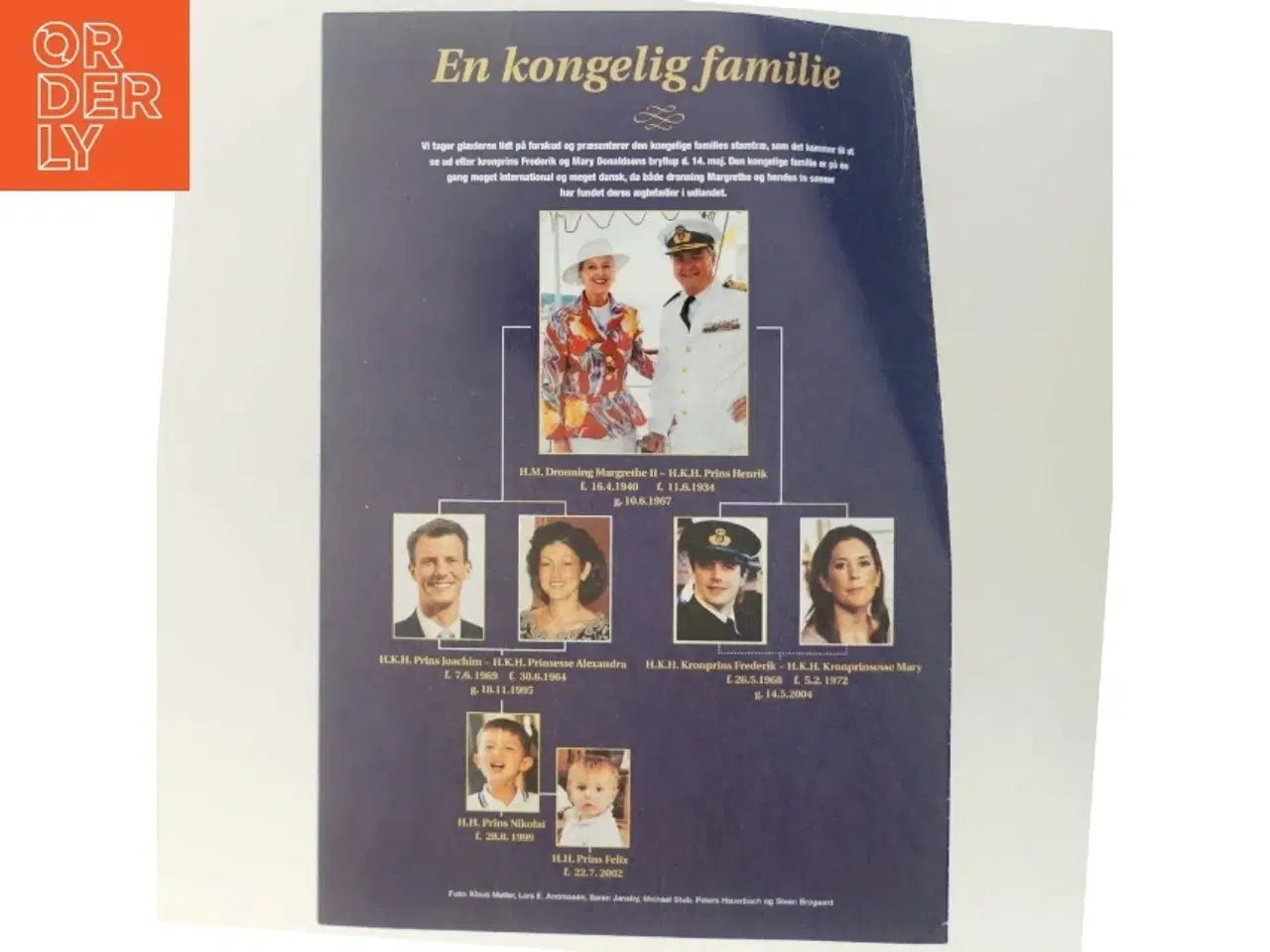 Billede 3 - Program til kongeligt bryllup