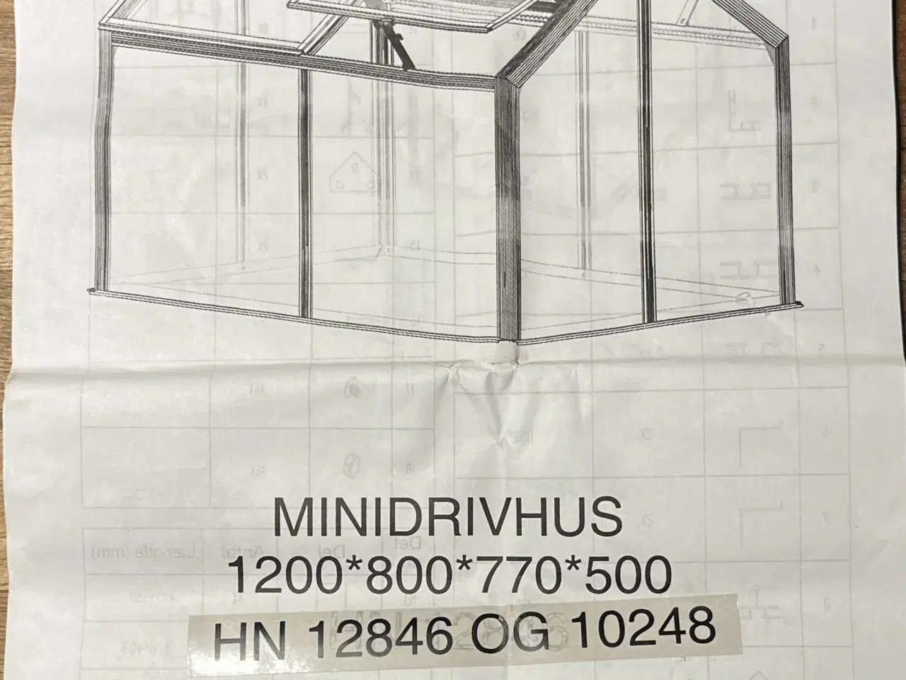 Billede 2 - Minidrivhus i glas med vinduer