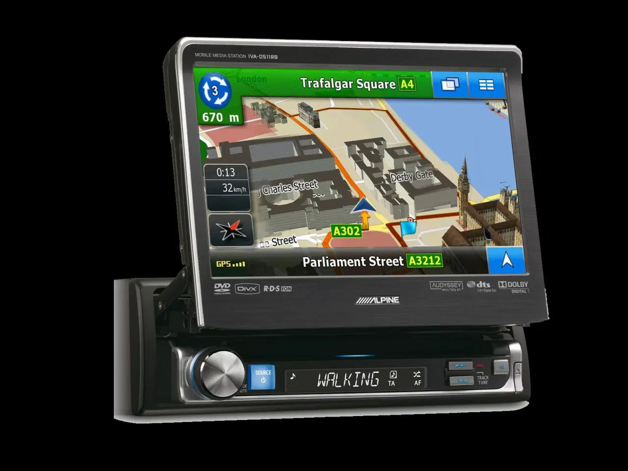 Billede 2 - Alpine  DIN1 multimedia center IVA-D511R