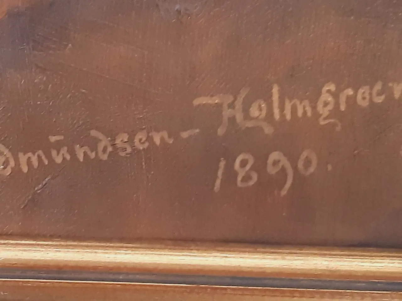 Billede 3 - Oliemaleri, Johan Gudmundsen-Holmgreen 1858 - 1912