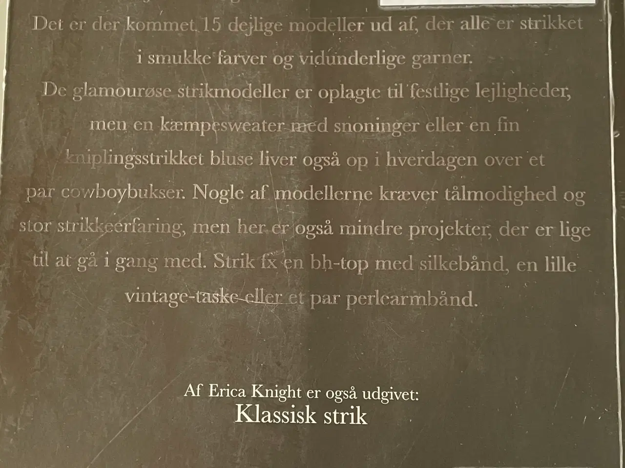 Billede 2 - Erika Knight Glamour strik