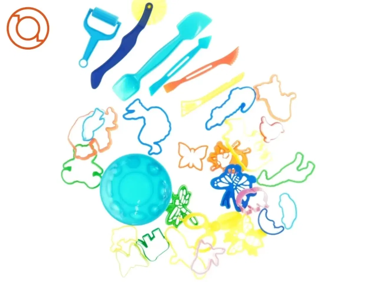 Billede 1 - Legetøjssæt til modellervoks eller sand (str. Tallerken ø 11 cm)