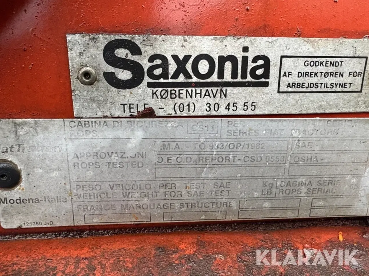 Billede 9 - Traktor Fiat 680 H