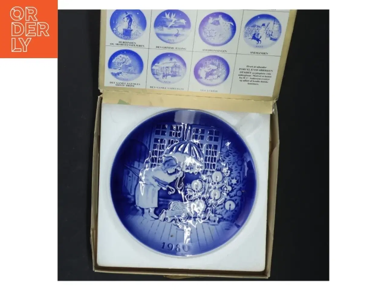 Billede 5 - H.C. Andersen juleplatte 1980 fra Desiree (str. Ø 19 cm)