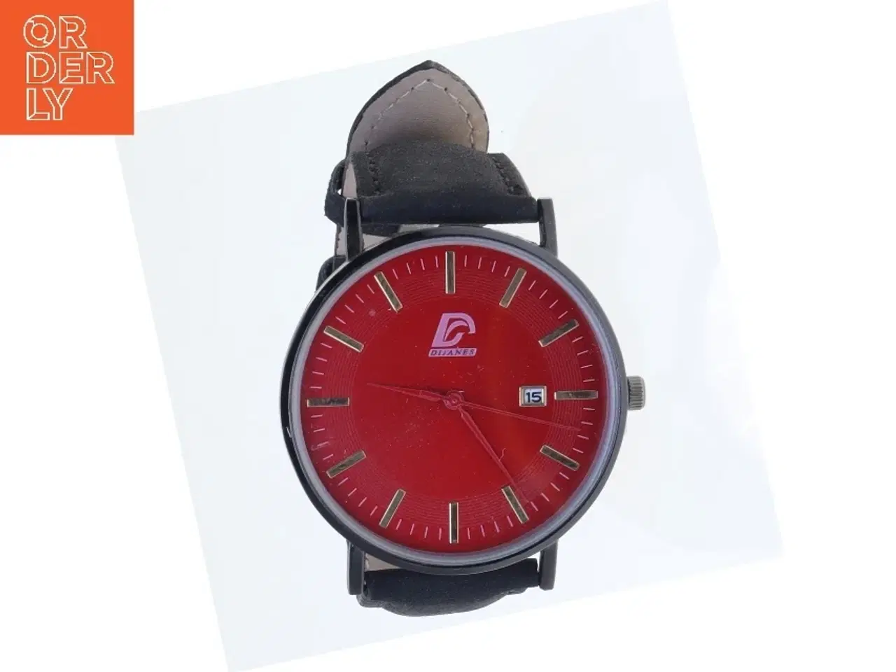 Billede 1 - Rød Sanrio ur med sort rem fra Dijanes (str. Ø 12 mm)