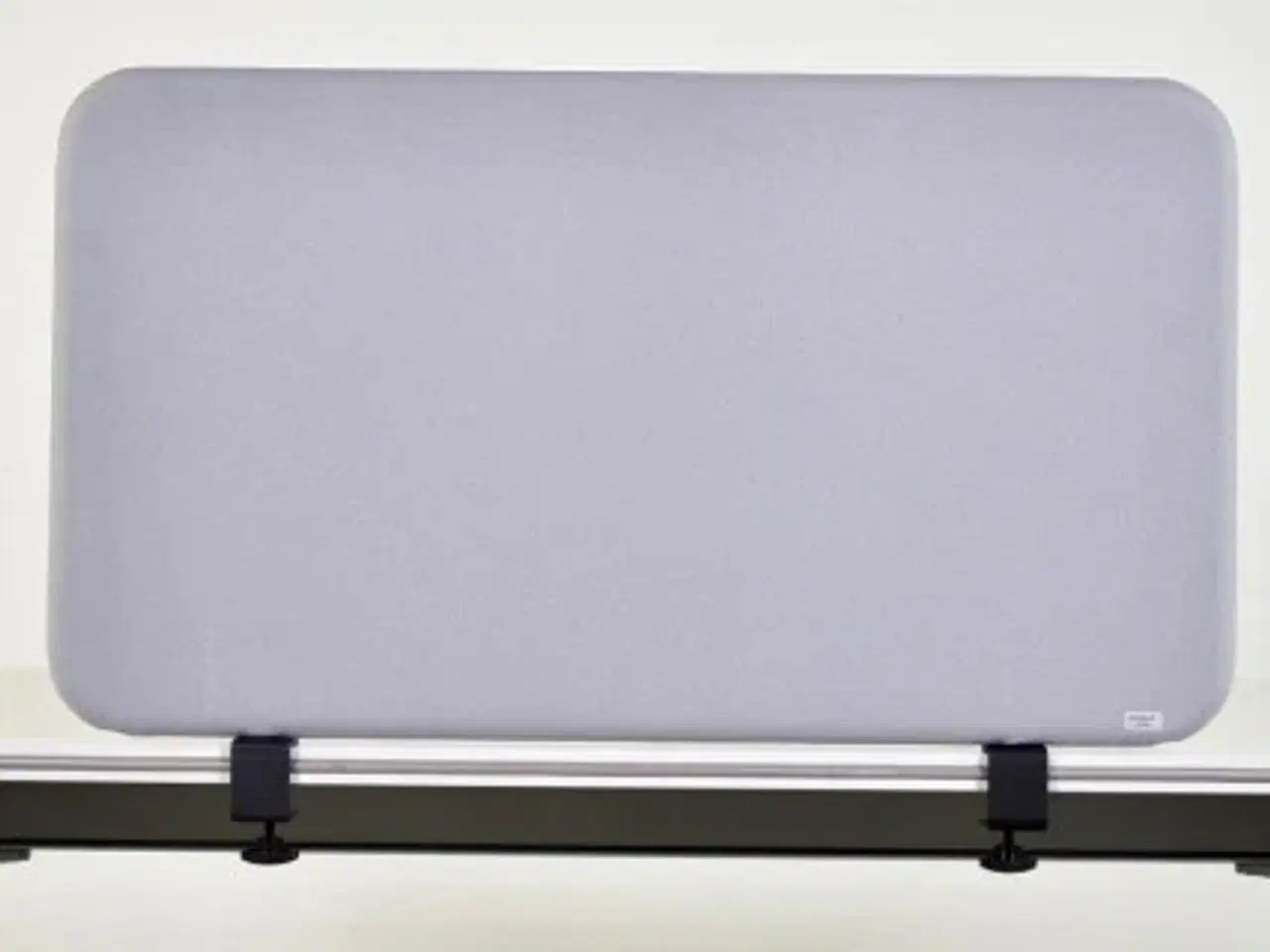 Billede 3 - Abstracta bordskærm i grå, inkl. beslag.
