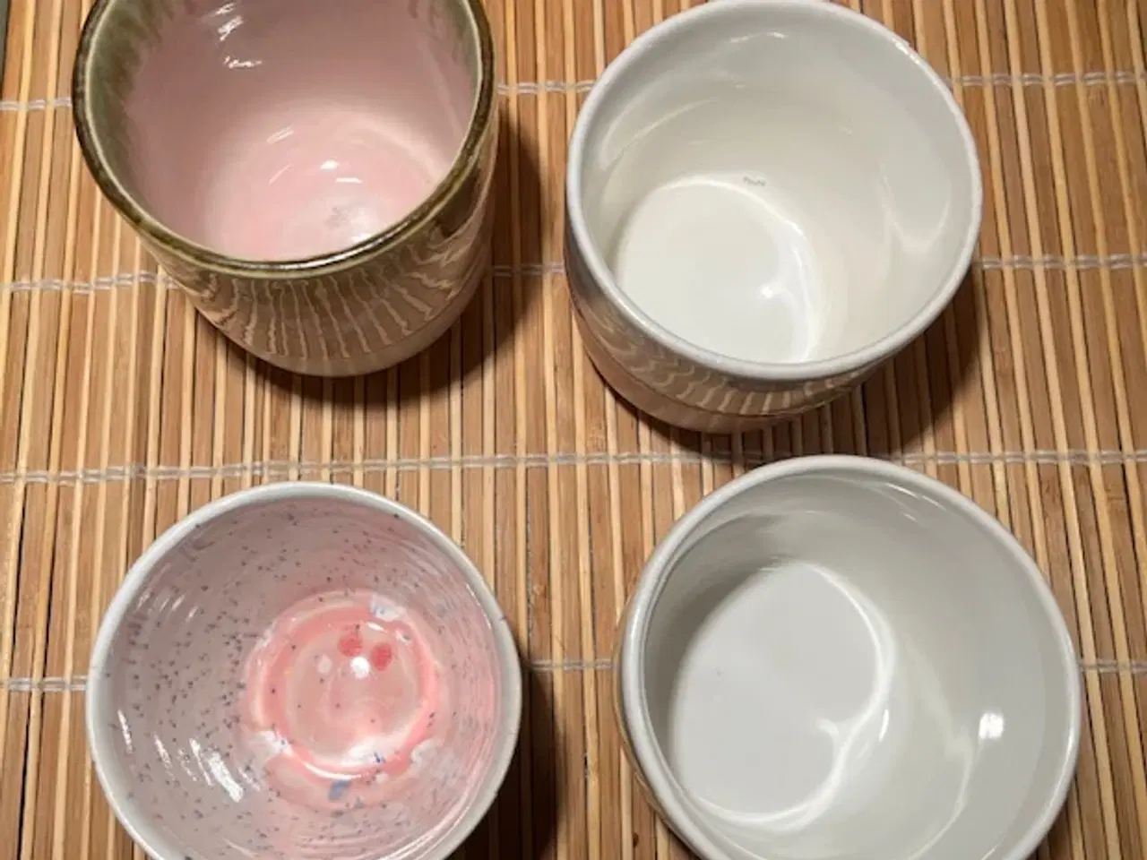 Billede 5 - Håndlavede keramik kopper sæt i lyse farver