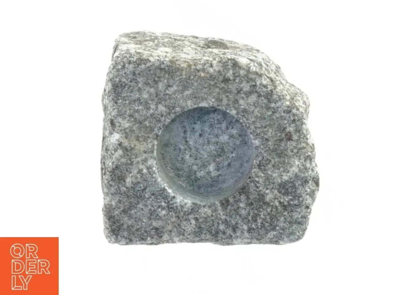 Billede 1 - Lysestage, brosten (str. 8 x 8 x 8 cm)