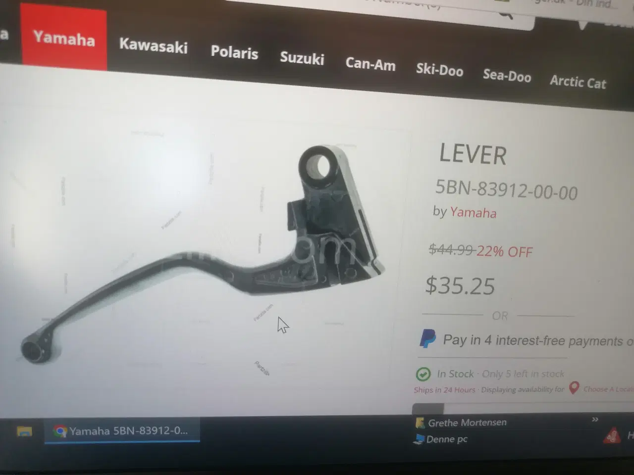 Billede 1 - Greb venstre Yamaha XVS 650+ andre modeller